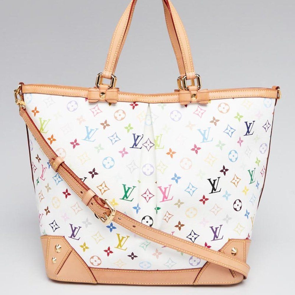 Sharleen GM Multicolore White Shoulder Bag